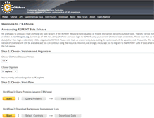 Tablet Screenshot of crapome.org